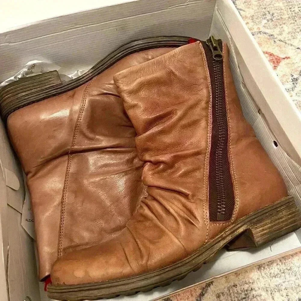 NIB Aldo Sonnek Moto Boots - Picture 2 of 10